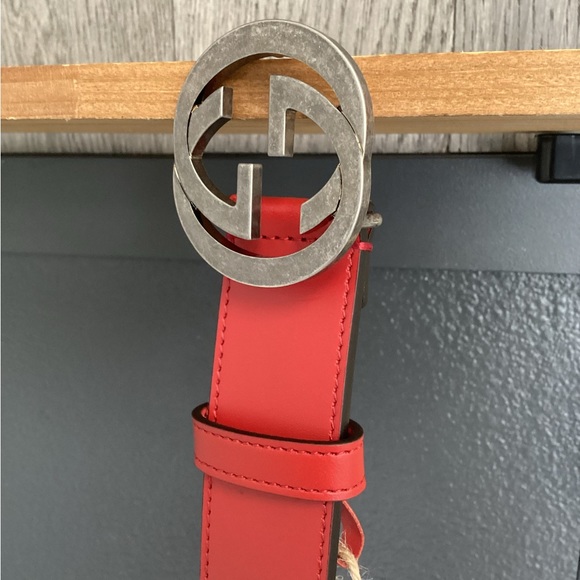 Gucci Red Belt - Picture 1 of 4